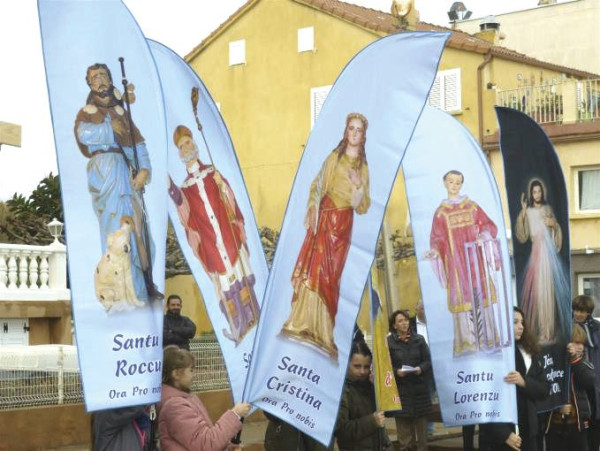 Banery dekoracyjne (wizerunki świętych)