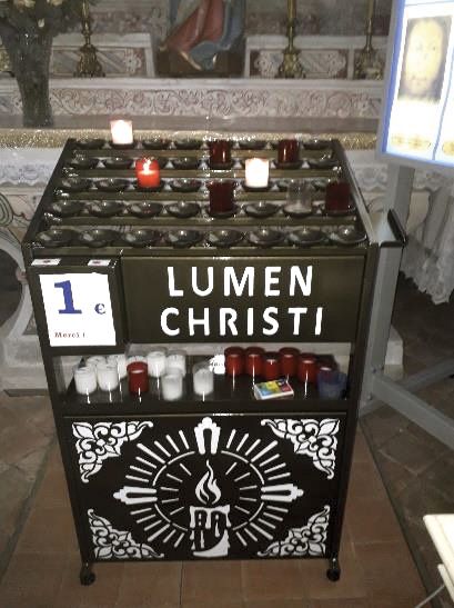 Świecznik modlitewny / wotywny – KANDELABR – model – «Lumen Christi»