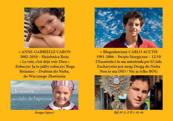 Kartka pocztowa – Santo Subito – Świętymi bądźcie.