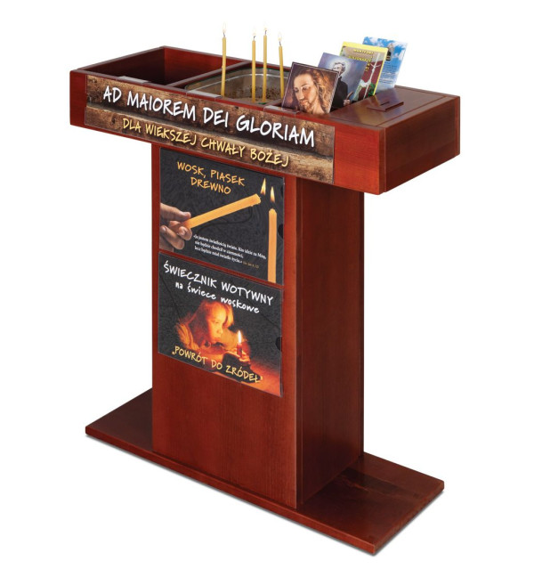 Świecznik modlitewny / wotywny – KANDELABR – Laudato Si