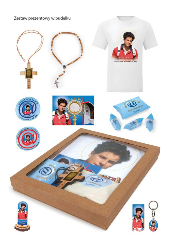 SANCTUS CARLO ACUTIS - DUSZOCHWAT - zestaw prezentowy